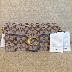 Coach Tan and Brown Crossbody Bag